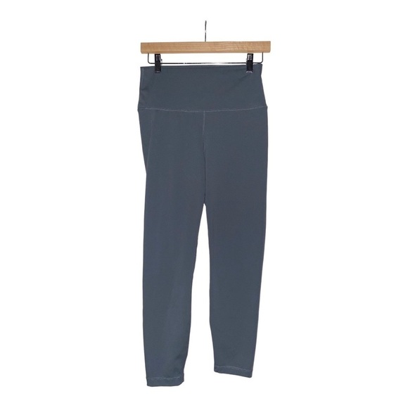 Yogalicious High Rise Women Slimming Stretch‎ Gray Legging Large Ultra Soft - Picture 1 of 6